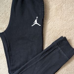 Kids Black Joggers by Jordan